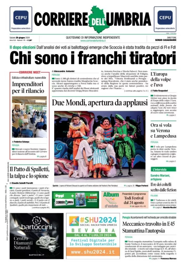 Prima-pagina-corriere umbria-del-2024-06-29